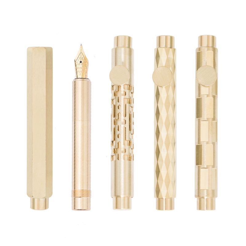 Fountain Pen Calligraphy Flex Nib - Ручка-фонтан BALAOYE JOWO из латуни, роскошная,