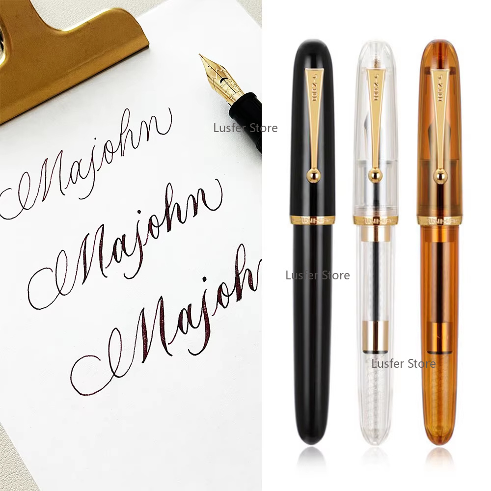 Fountain Pen Calligraphy Flex Nib - Лимитированная акриловая прозрачная перьевая ручка Jinhao