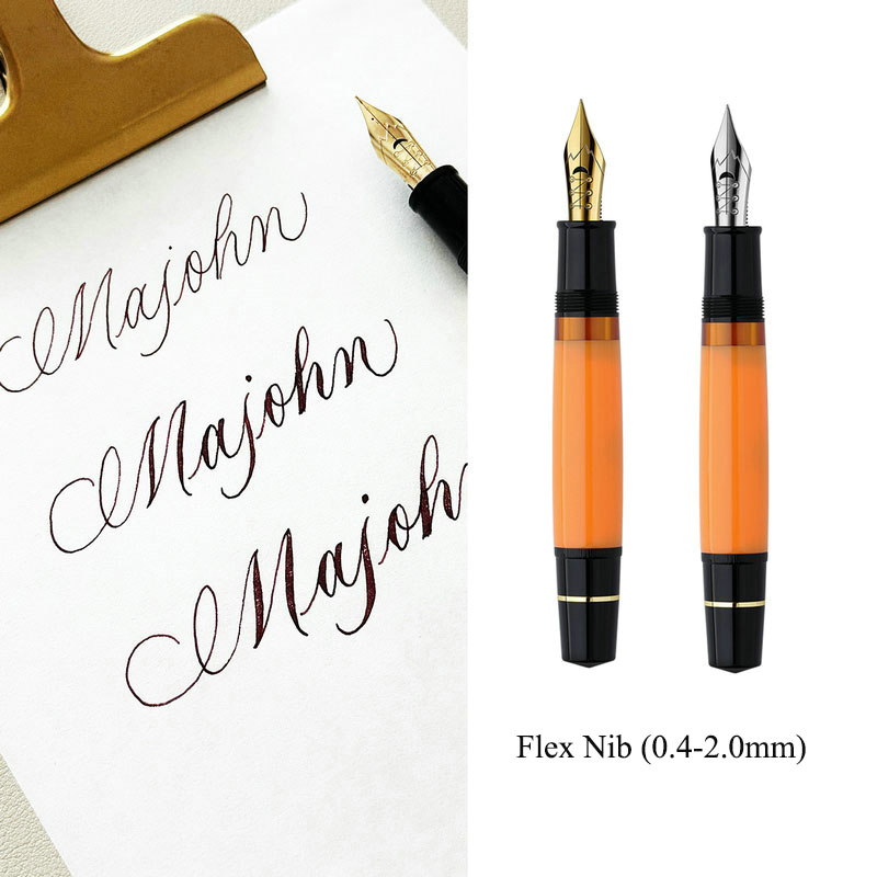 Премиальная перьевая ручка Maj – обзор и цена Fountain Pen Calligraphy Flex Nib