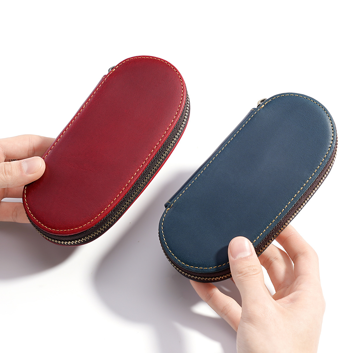 Ретро-футляр для ручек на 3 сл – обзор и цена Leather Fountain Pen Case 3 Slots Pouch