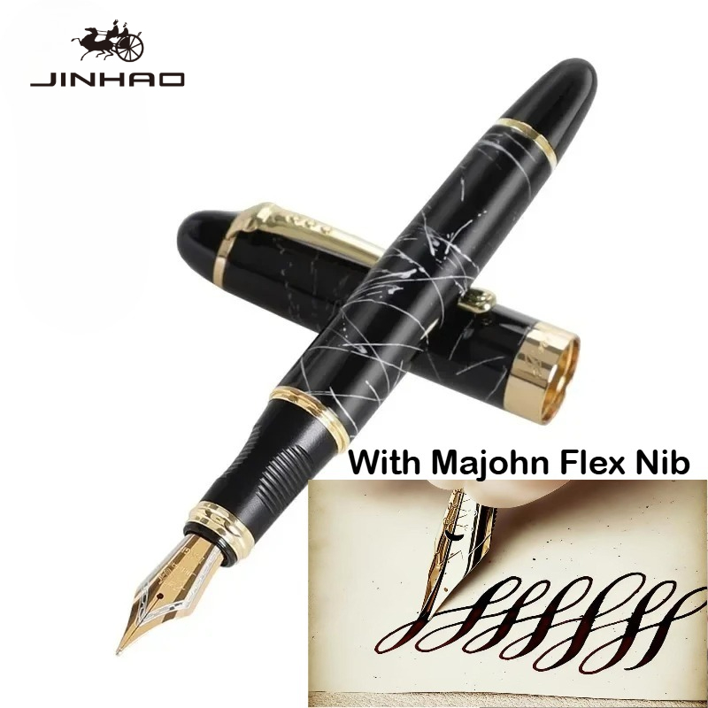 Перьевая ручка JINHAO X450 с г – обзор и цена Fountain Pen Calligraphy Flex Nib