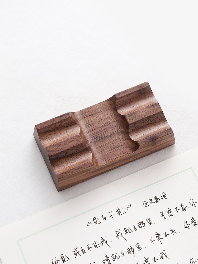 Держатель для ручек из орехово – обзор и цена Wooden Fountain Pen Desk Stand Holder
