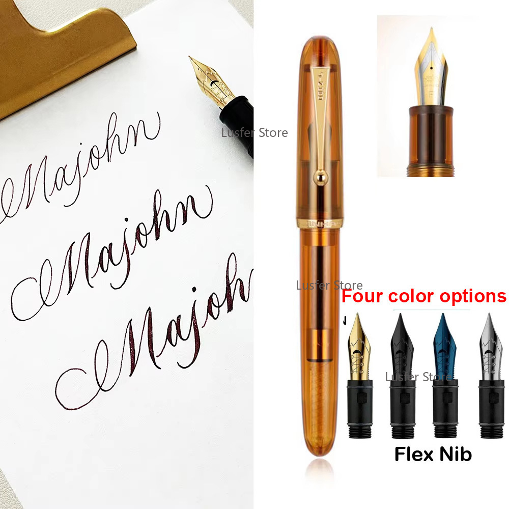 Лимитированная акриловая прозр – обзор и цена Fountain Pen Calligraphy Flex Nib