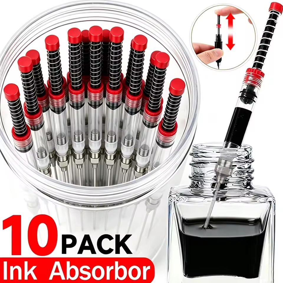 1-10 шт. Насадка для заправки  – обзор и цена Fountain Pen Converter Ink Suction