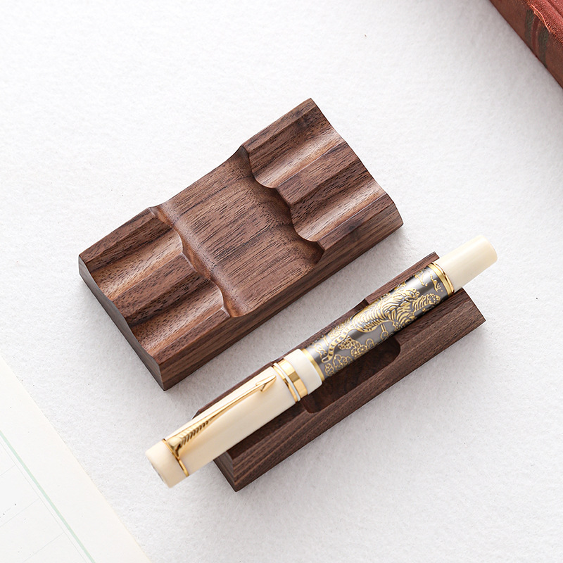 Подставка для ручек из орехово – обзор и цена Wooden Fountain Pen Desk Stand Holder