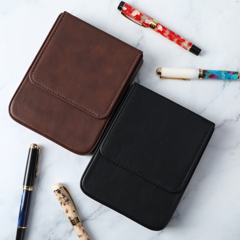 Роскошный чехол для перьевой р – обзор и цена Leather Fountain Pen Case 3 Slots Pouch