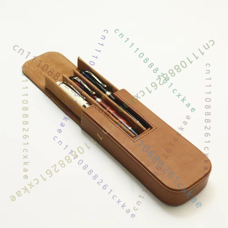 Футляр для хранения ручек на 3 – обзор и цена Leather Fountain Pen Case 3 Slots Pouch
