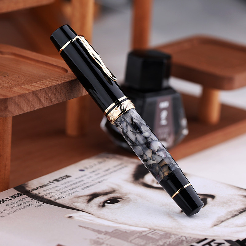 Перьевая ручка MAJOHN P139 вин – обзор и цена Fountain Pen Piston Filler Large Ink