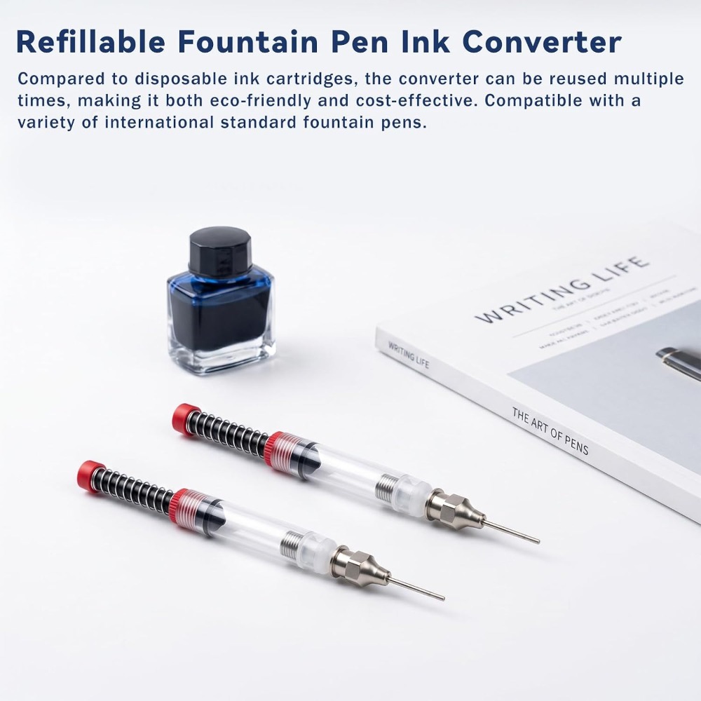 1-10 шт. шприц для заправки че – обзор и цена Fountain Pen Converter Ink Suction