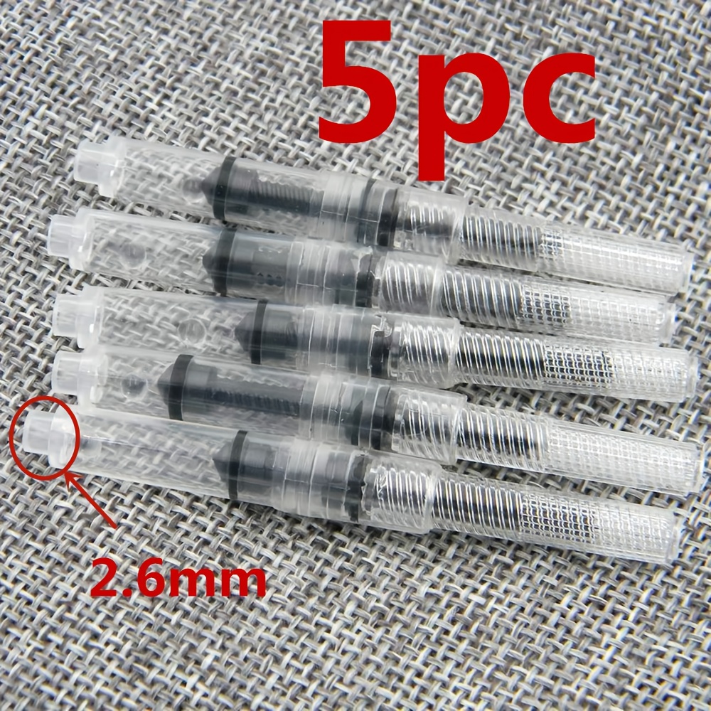 5 шт. пластиковых перьевых руч – обзор и цена Fountain Pen Converter Ink Suction