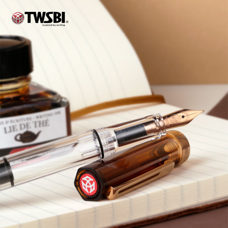 Ручка-фонтан TWSBI ECO Coffee  – обзор и цена Fountain Pen Piston Filler Large Ink