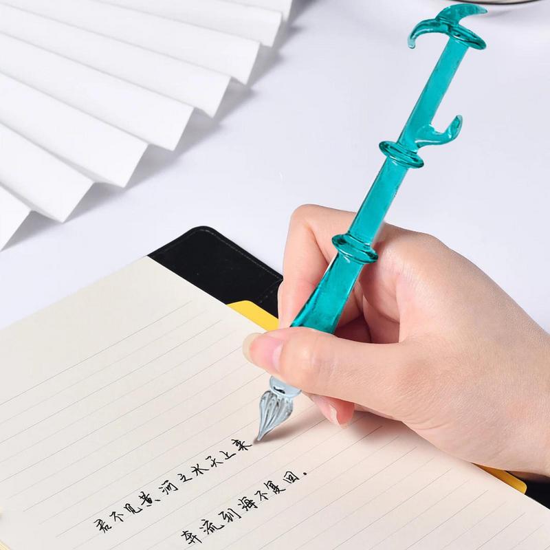 Стеклянная каллиграфическая ру – обзор и цена Glass Dip Pen Calligraphy Ink Set