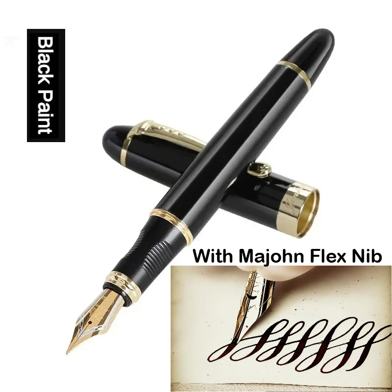 Металлическая перьевая ручка J – обзор и цена Fountain Pen Calligraphy Flex Nib