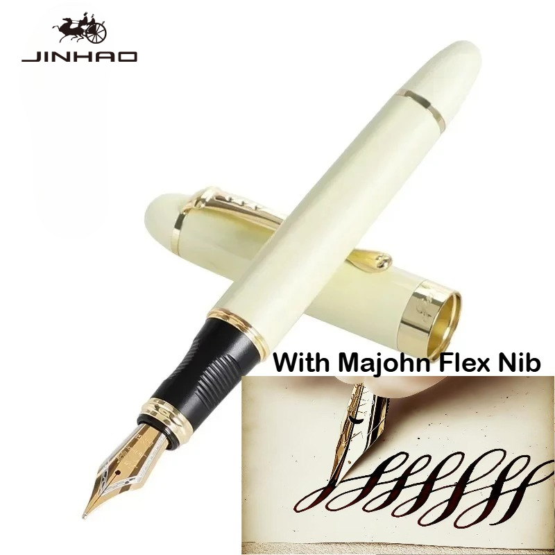 Металлическая перьевая ручка J – обзор и цена Fountain Pen Calligraphy Flex Nib