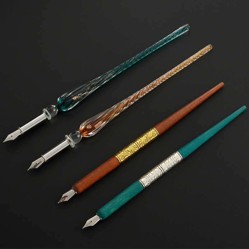 Набор стеклянных перьевых руче – обзор и цена Glass Dip Pen Calligraphy Ink Set