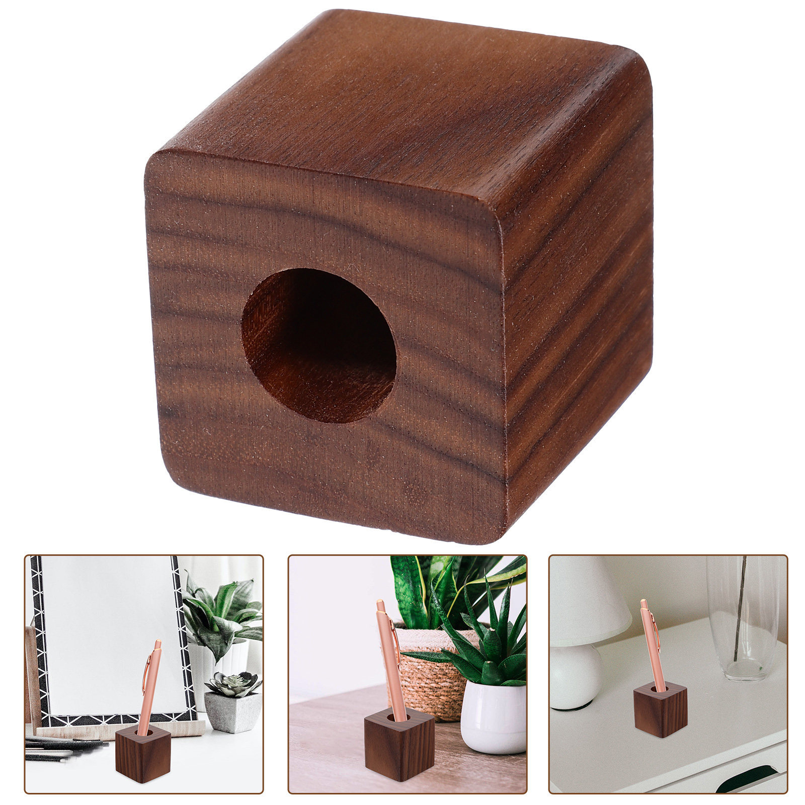 Подставка для ручек из орехово – обзор и цена Wooden Fountain Pen Desk Stand Holder